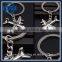 Gift Boxed Zinc Alloy Metal Airplane Keyring Aircraft Key Ring 40mm