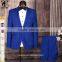New Products 2016 European Style Direct Manufacturer Oem Factory Formal Wear Slim Fit Sky Blue Polyester Fabric Business Suits Quality Choice