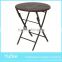 Simple wicker garden outdoor furniture folding balcony table