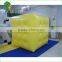 inflatable cube yellow buoys , inflatable pvc sea advertising buoy