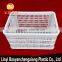 530x360x280mm Turnover Plastic Basket for Vegetable Fruit and Food Transportation