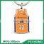 China Supplier metal custom printing basketball sports jersey keychain