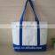 Plain colour with high capapcity carry canvas bag in shopping bags