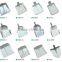 Aluminium shovel snow shovel with short handle for easy using