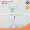 small capacity clear wine stemmed glass