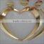 beautiful golden plated metal letters signage