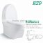 HTD-MA-2075 western design one piece toilet with slowly down seat cover