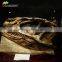 T-rex resin skull fossil