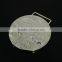 gold plating metal custom hang bag tag