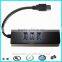 AX88179 black color usb 3.0 to rj45 gigabit ethernet adapter with usb3.0 hubs