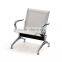 Metal public 3-seater waiting chair