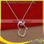 heart model 925 sterling silver jewelry wholesale necklace                        
                                                Quality Choice