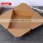Disposable kraft paper food box/paper food packaging