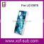 2d Sublimation Blank Phone Case for LG E975 PC+Metal Sheet heat transfer Phone Case for LG E975