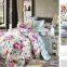 China Manufactuer Floral bed sheet set Sateen bedding set luxury 40S Jacquard bedclothes