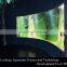 curved plexiglass windows