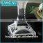 square base Vintage candle holder crystal glass Candlestick