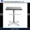 Artificial marble top high glossy modern round or square small 2 seater dining table