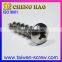 Six-Lobe Oval Head Tapping Stainless Steel Screw Fastener