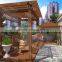 outdoor aluminum frame doubl lamp for iron gazebo