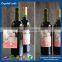 High quality fast delivery hot gold stamping CMYK or pantone color Anti-UV self adhesive wine label with competive price