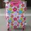Beautiful Printed Flower ABS+PC fashion trolley luggage
