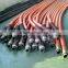 Concrete Stainless Steel Flexible Rubber Hose Double Flange Ends With Spring