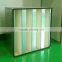 Galvanized steel frame V BANK / Mini-pleat HEPA Air Filter