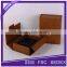 Magnetic closure fake book composition packaging pu leather box