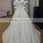 New Arrival Sexy Sweetheart Lace Bodice Wedding Dress With Lace Tail