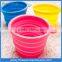 Small size silicone collapsible drinking dog water bowl