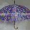 wholesale umbrella,satin umbrella,flower pattern umbrella