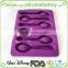 100% food grade characteristic lovelly spoon shaped silicone ice/chocolate mould