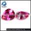 High hardness heated pear shape lab created loose ruby gemstone, loose ruby gemstone, lab created ruby gemstone