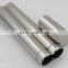 2 OZ 57ML Cigarette Tobacco Mirror polished double barrel Cigar Metal Pipe Smoking Accessories