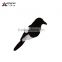 Fullbodied Flocked Plastic Magpie Hunting decoys for Outdoor Hunting