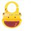 Animal designs non-toxic silicone baby bib