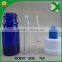 trade assurance cobalt blue 15ml glass dropper bottles for eliquid