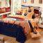 four six 2014 new fashion lattice reactive printing bedding set