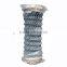 diamond Hole Shape 9 gauge 1.5m height PVC coated chain link fence/diamond wire mesh chain link fence