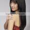 Non remy natural black hair style wigs, synthetic hair daily wear wigs