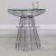 Popular new arrival red and black dining tables