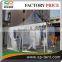Transparent tent in pagoda shape 6m by 6m