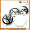 stainless steel no smoking warning sign