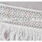 2016 wholesale new 18cm white long silk tassel fringe for curtain or dress