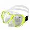 ALOMA Adult Diving Mask empered Glass Goggles lens Scuba Snorkeling Swimming Underwater Yellow