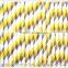 Food Grade PP Paper Wrapped Large Diameter Drinking Straws for birthday party