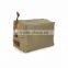 Fashion travel wholesale canvas cosmetic bag