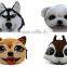 Bulk Kids Multi-printed Animal Printed Coin Purse Vivid Life Stuffed Coin Purse Panda (XJCP34)