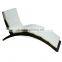 Folding PE Rattan Wicker Patio Chaise Lounge Chair